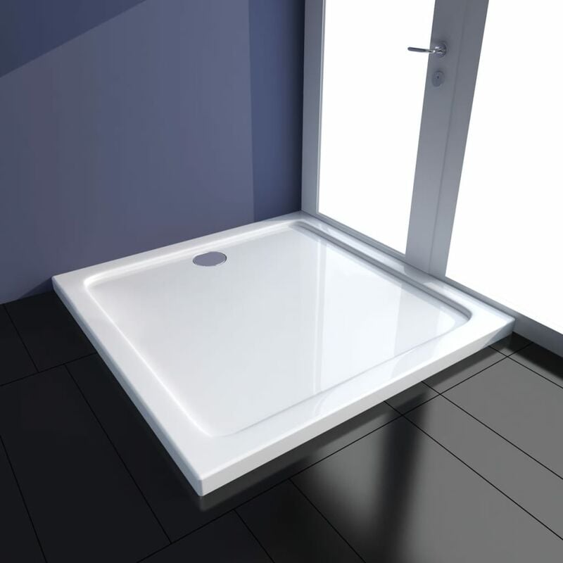 

Plato de Ducha Rectangular ABS 90x90 cm - Blanco - Vidaxl