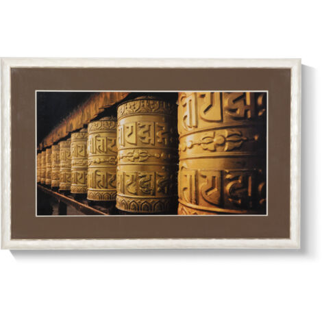Cuadro 127X3X81 Fotografia Tornos De Oracion