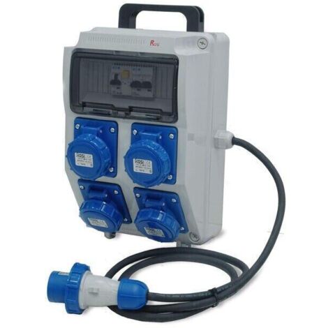 Cuadro 4X2P Cee 16A IP55 M 2,5 Rosa