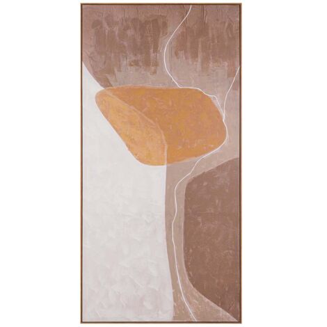 Cuadro Abstracto 80% Pintado A Mano 90X4X180 Cm