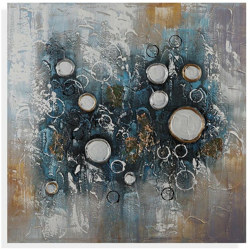 

Cuadro Abstracto Círculos Lienzo (2,8 x 80 x 80 cm)