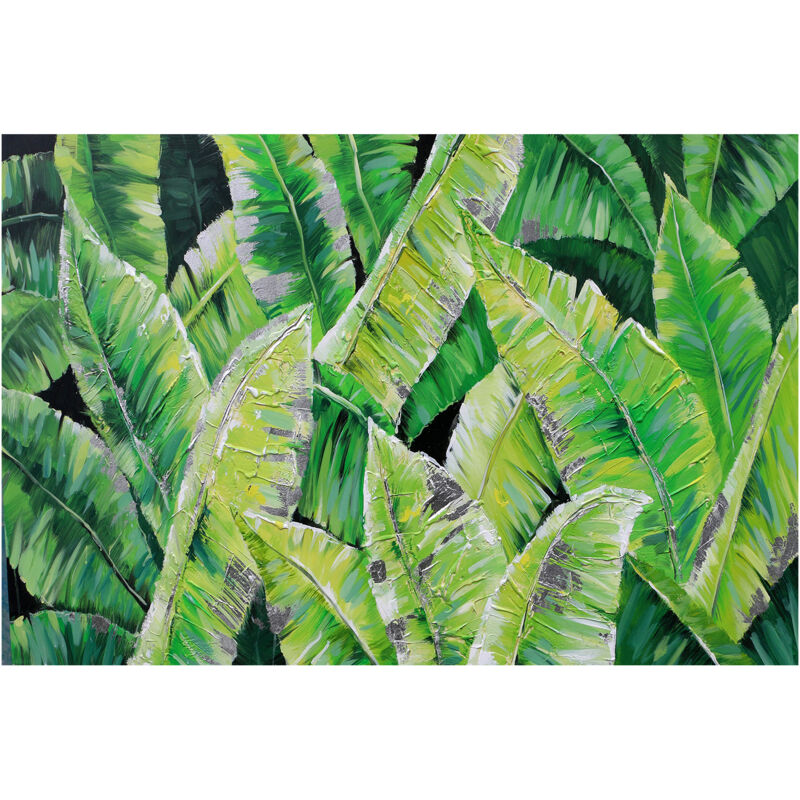 

kuateh - Cuadro abstracto plantas tropicales. Óleo sobre lienzo (120 x 80 cm) - 50291011444390