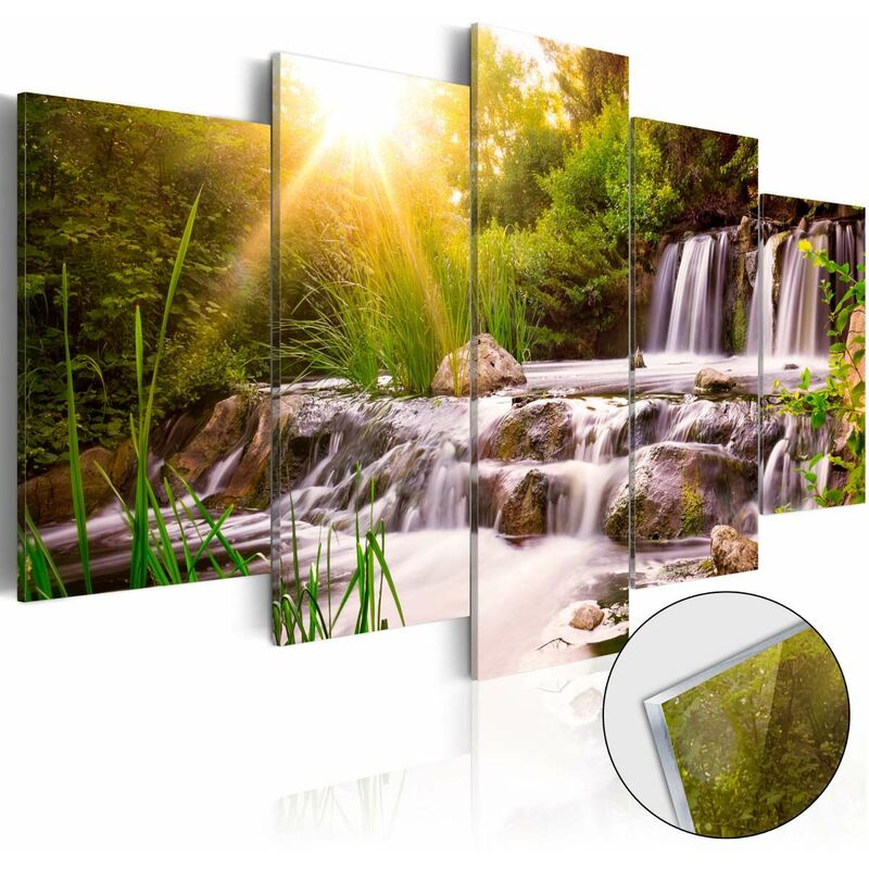 

Cuadro acrílico - Forest Waterfall [Glass] Medidas 200X100
