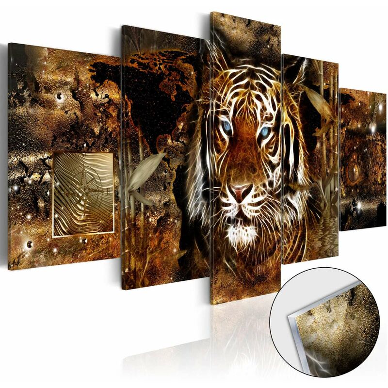 

Cuadro acrílico - Golden Jungle [Glass] Medidas 100X50
