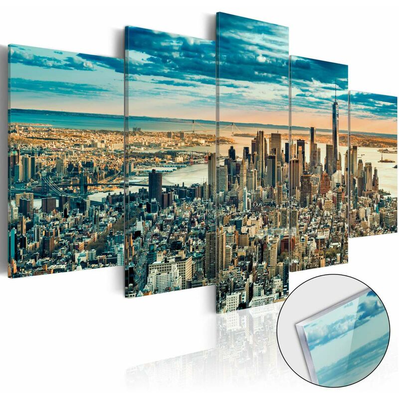 

Cuadro acrílico - NY: Dream City [Glass] Medidas 100X50