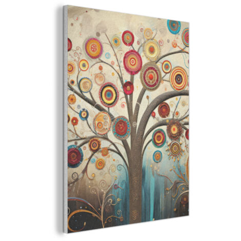 CUADRO ACÚSTICO Árbol - Árbol de la vida - Color Decoración de Pared 60x80