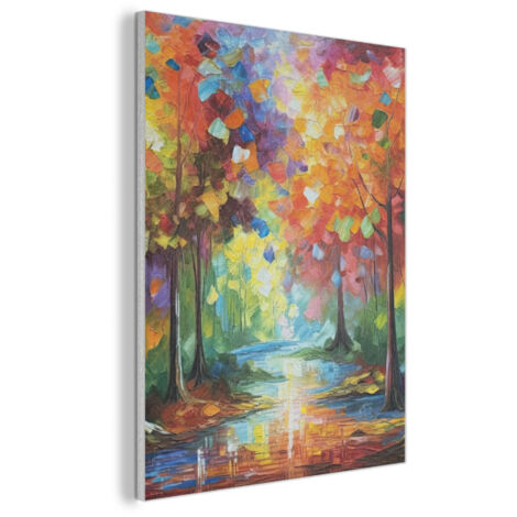 CUADRO ACÚSTICO Paisaje - Bosque - Colores - Naturaleza Cuadros de Pared 70x100
