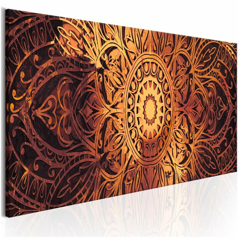 

Cuadro - Amber Mandala Medidas 150X50