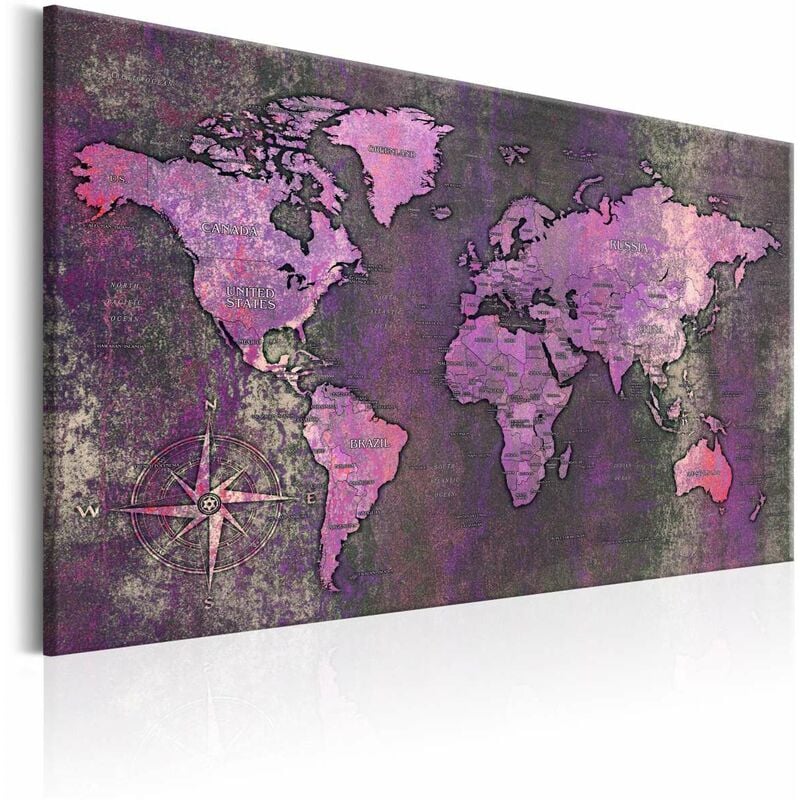 

Cuadro - Amethyst Map Medidas 60X40