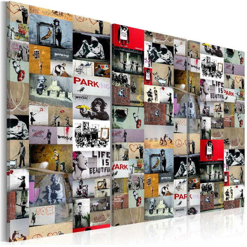 

Cuadro - Art of Collage: Banksy III Medidas 90X60