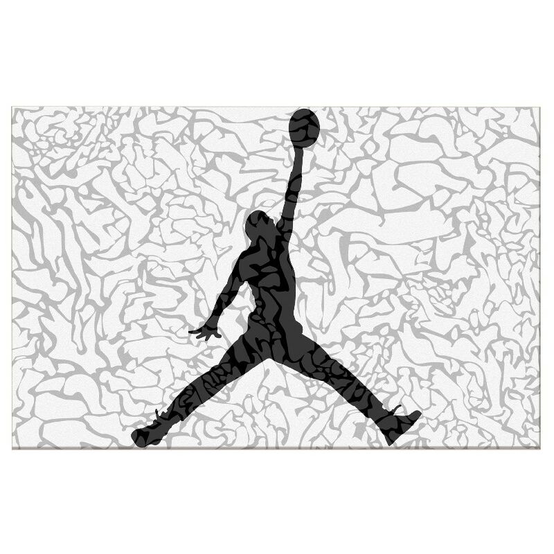 

Homemania - Cuadro Baloncesto - Deporte - para la sala de estar, la habitacion - Multicolor en Poliester, madera, 100 x 3 x 50 cm