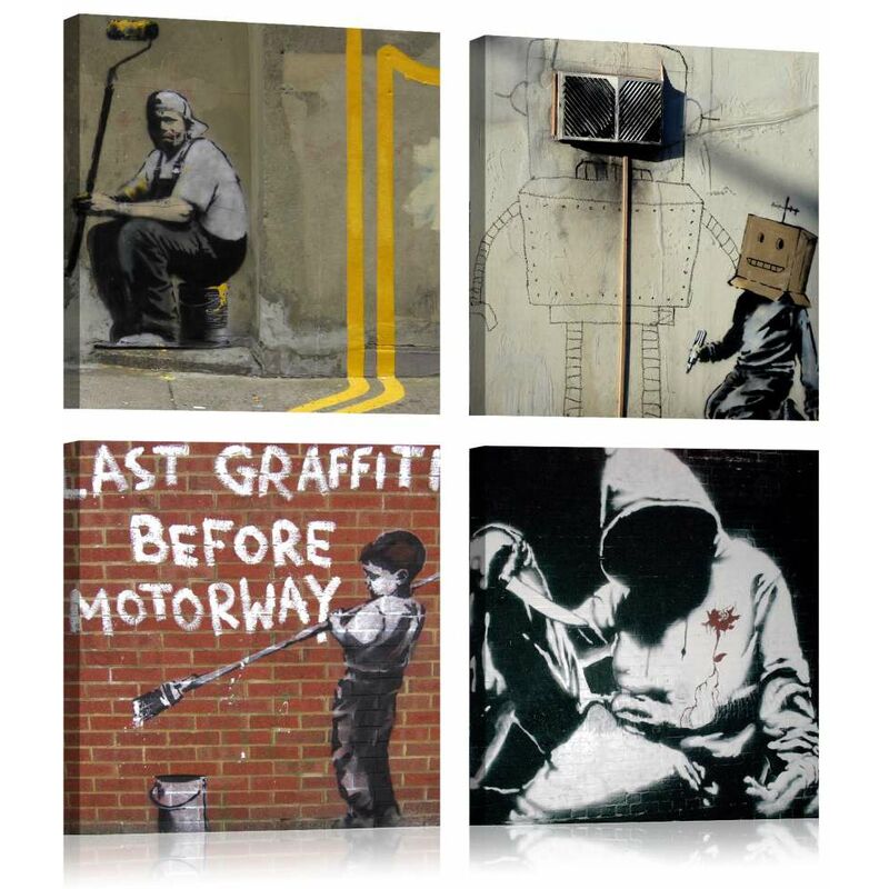 

Cuadro - Banksy - el arte callejero Medidas 60X60