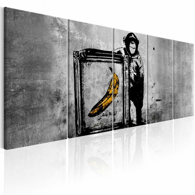 

Cuadro - Banksy: Monkey with Frame Medidas 225X90