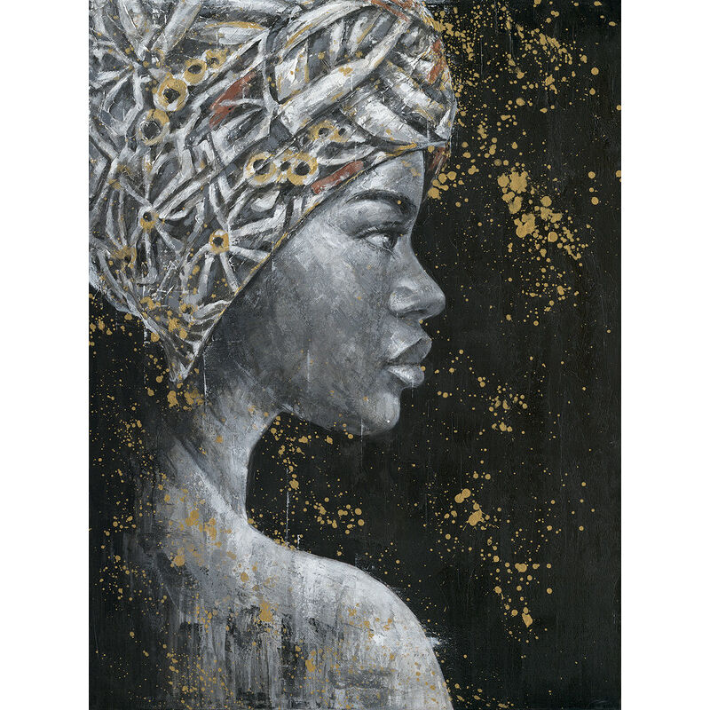 

Cuadro "Black Gaze" - Gris