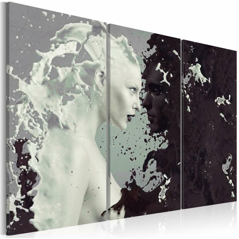 

Cuadro - Black or white - triptych Medidas 120X80