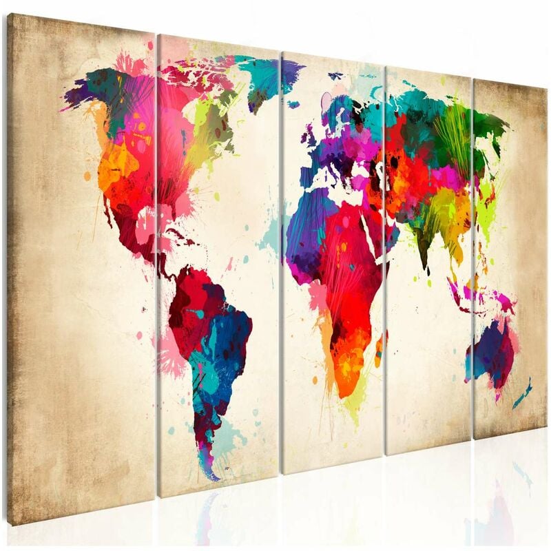 

Cuadro - Bright Continents Medidas 200X80