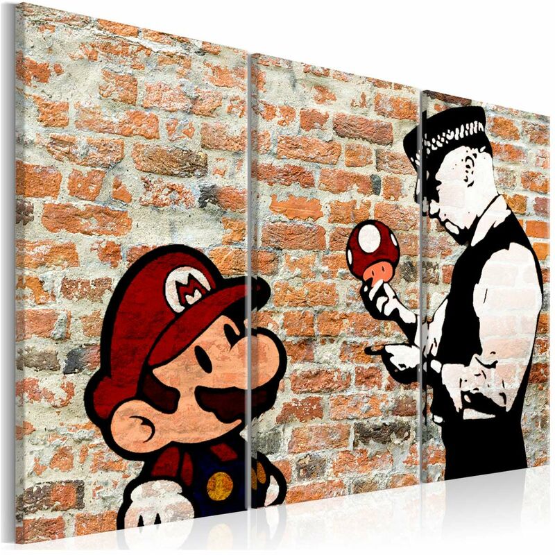

Cuadro - Caught Mario Medidas 90X60