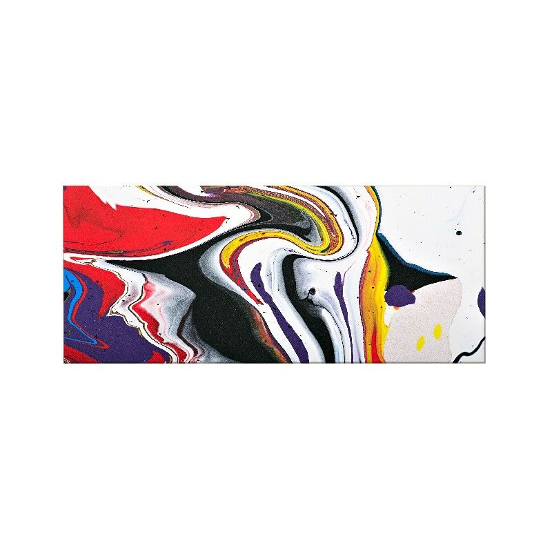 

Homemania - Cuadro Colores - Resumen - para la sala de estar, habitacion - Multicolor en Poliester, madera, 70 x 3 x 100 cm