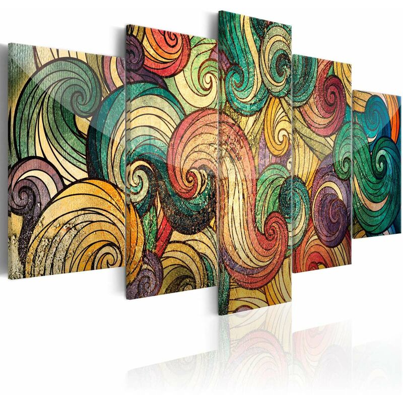 

Cuadro - Colourful Waves Medidas 100X50