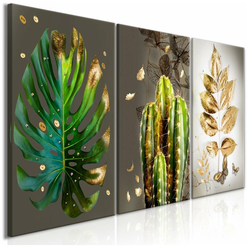 

Cuadro - Covered in Gold (3 Parts) Medidas 120X60