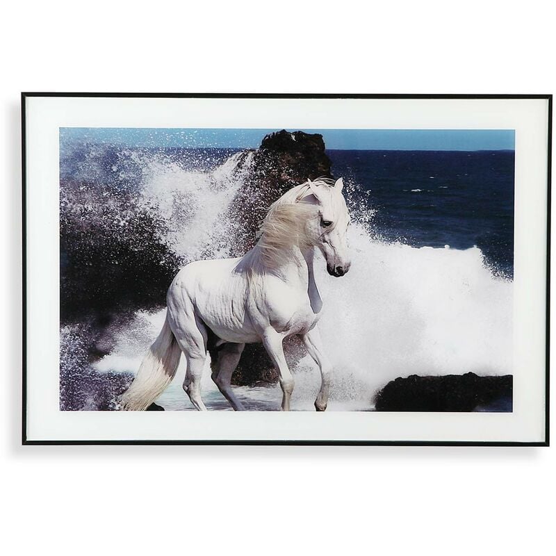

Cuadro Cristal Caballo Mar