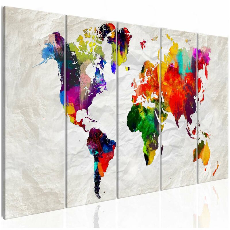 

Cuadro - Crumpled Map Medidas 225X90