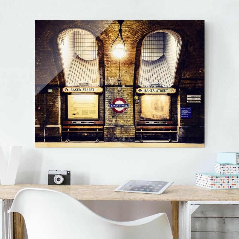 

Bilderwelten - Cuadro de cristal - Baker Street - Apaisado 3:4 Dimensión LxA: 75cm x 100cm