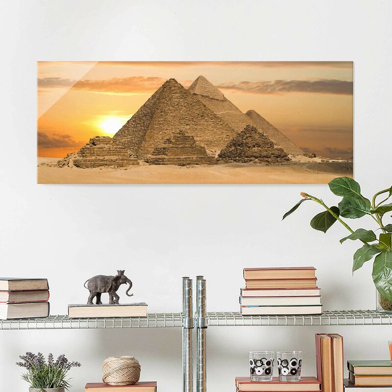 

Bilderwelten - Cuadro de cristal - Dream of Egypt - Panorama Apaisado Dimensión LxA: 50cm x 125cm