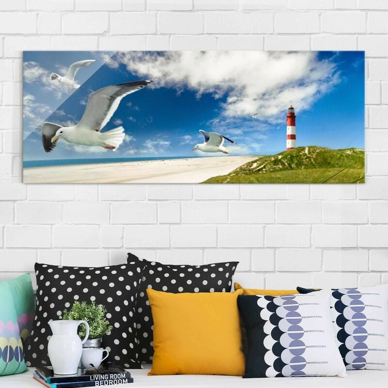 

Cuadro de cristal - Dune Breeze - Panorama Apaisado Dimensión LxA: 20cm x 55cm