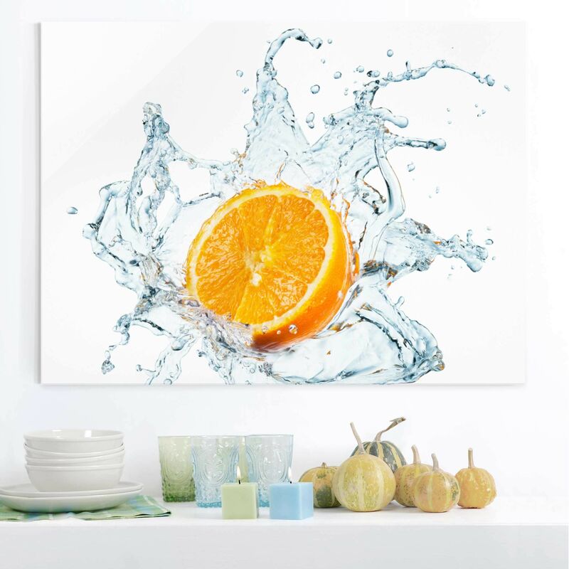 

Bilderwelten - Cuadro de cristal - Fresh orange - Apaisado 3:4 Dimensión LxA: 60cm x 80cm