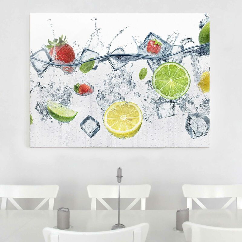 

Bilderwelten - Cuadro de cristal - Fruit Cocktail - Formato Apaisado 3:4 Dimensión LxA: 75cm x 100cm