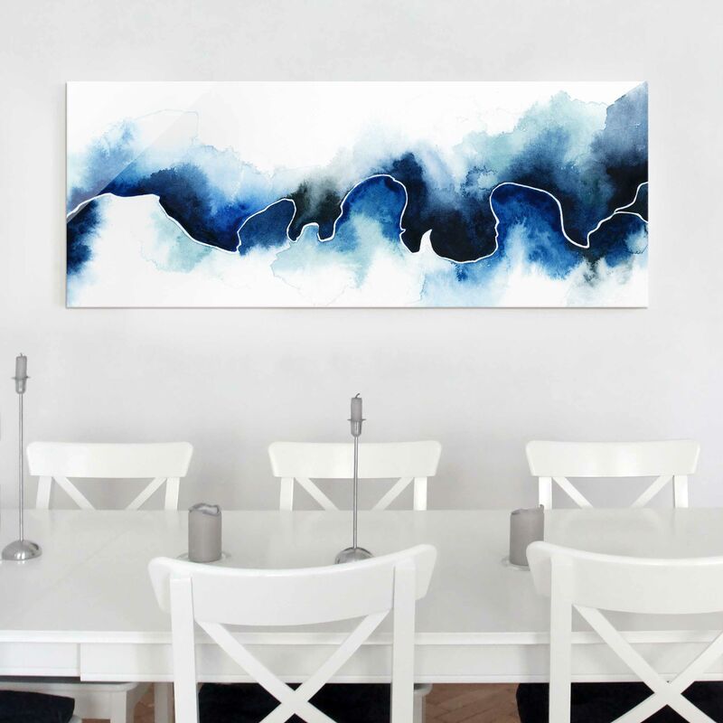 

Cuadro de cristal - Icefall - Panorama Apaisado Dimensión LxA: 50cm x 125cm