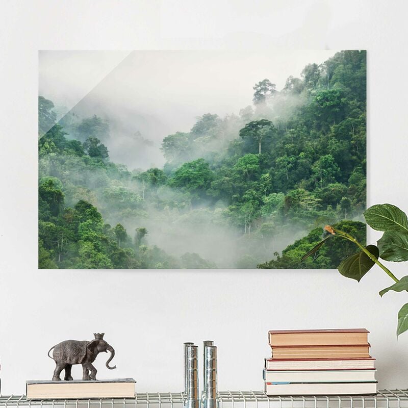 

Bilderwelten - Cuadro de cristal - Jungle In The Fog - Formato Apaisado 2:3 Dimensión LxA: 60cm x 90cm