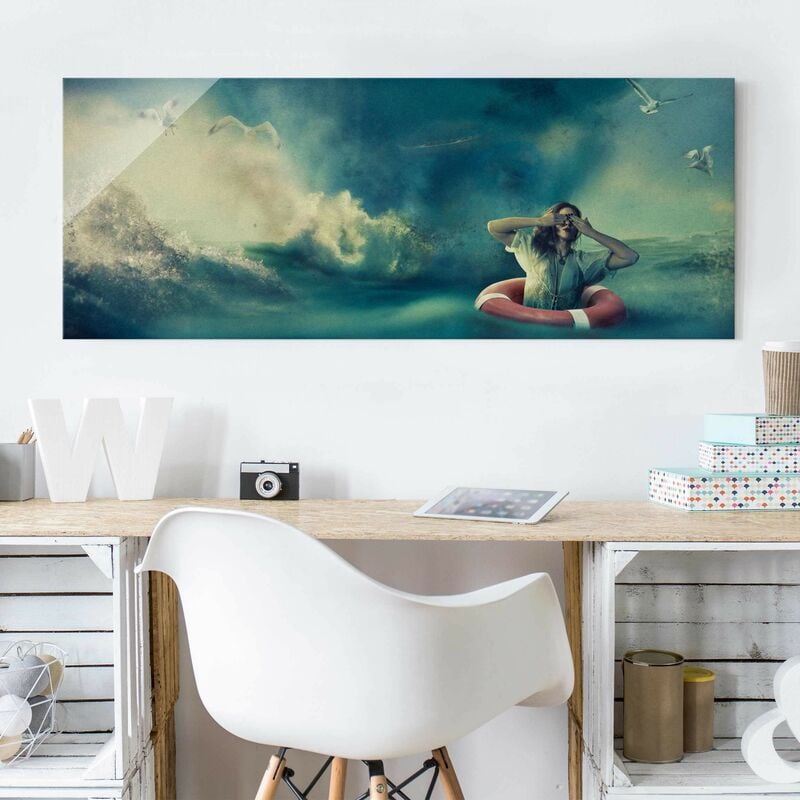 

Cuadro de cristal - Lost - Panorama Apaisado Dimensión LxA: 40cm x 100cm