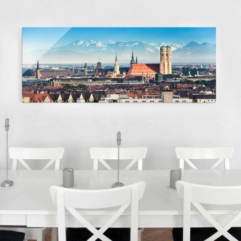 

Cuadro de cristal - Munich - Panorama Apaisado Dimensión LxA: 40cm x 100cm