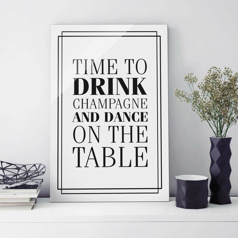 

Bilderwelten - Cuadro de cristal - No.EV29 Champagne - Alto 3:2 Dimensión LxA: 120cm x 80cm