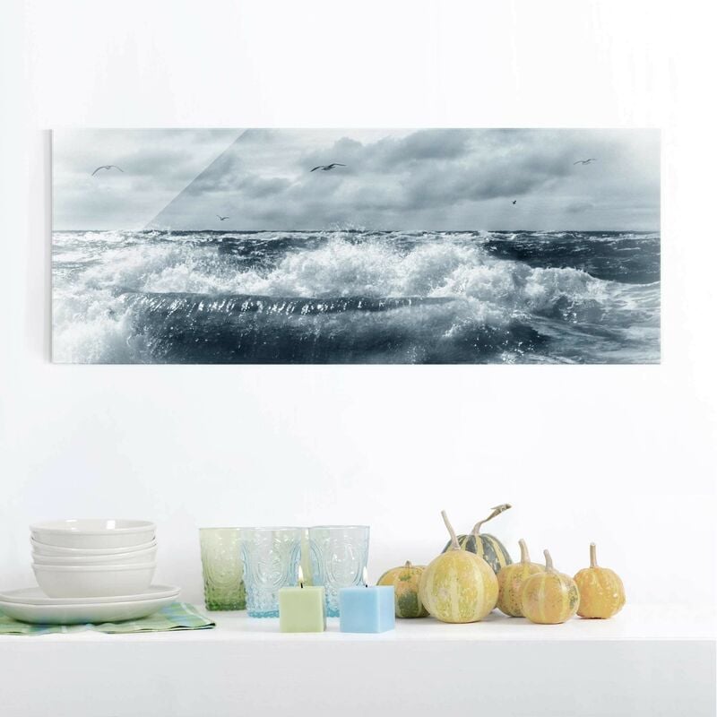 

Cuadro de cristal - No.YK6 Living North Sea - Panorama Apaisado Dimensión LxA: 50cm x 125cm