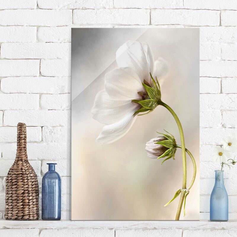 

Cuadro de cristal - Sueño de Flores - Formato Alto 3:2 Dimensión LxA: 45cm x 30cm