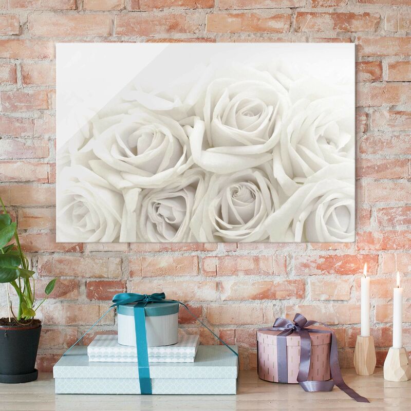 

Bilderwelten - Cuadro de cristal - Wedding Roses - Apaisado 2:3 Dimensión LxA: 80cm x 120cm