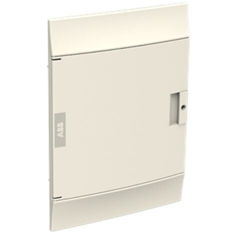 Cuadro de distribución empotrado ABB 24 módulos IP41 puerta maciza blanco 41F12X21