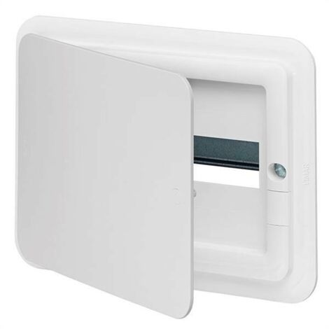 Cuadro de distribución empotrado Vimar 12 módulos DIN IP40 con puerta blanca V53112.B