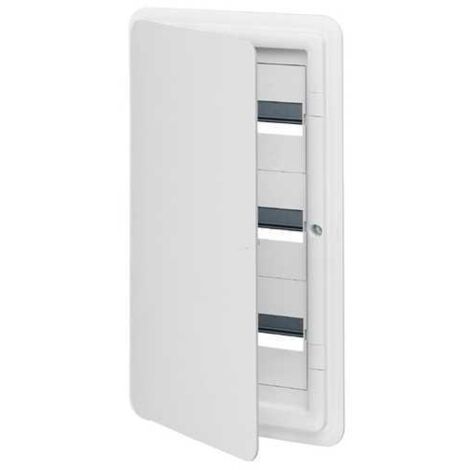 Cuadro de distribución empotrado Vimar 36 módulos DIN IP40 con puerta blanca V53136.B