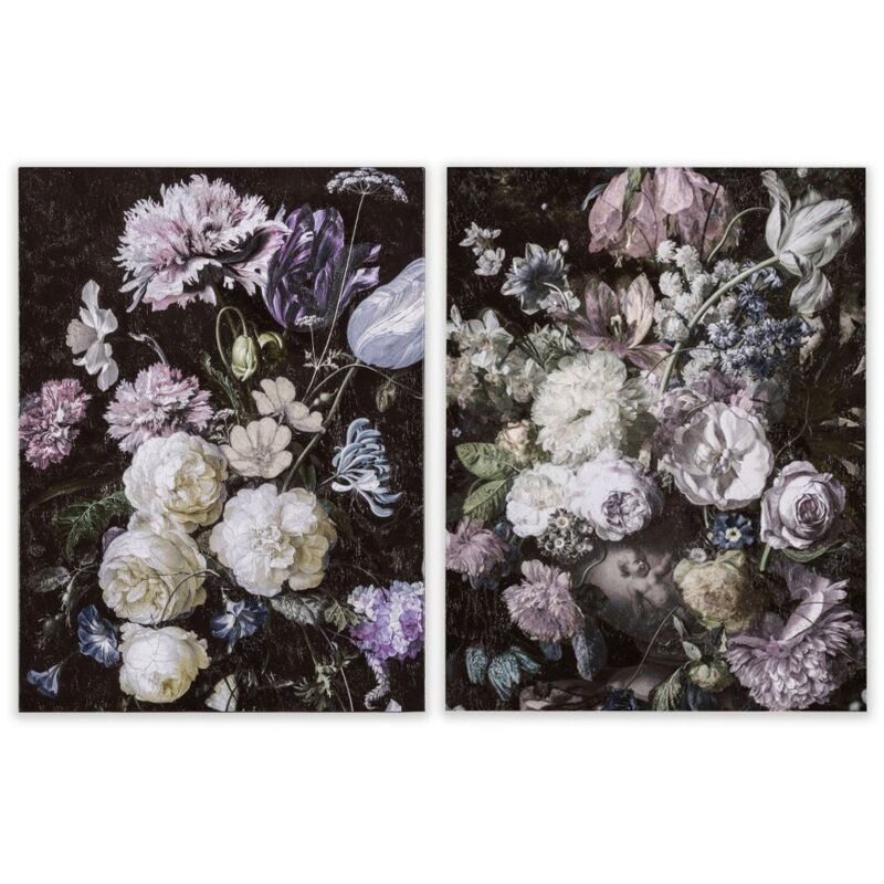 

Cuadro de flores en lienzo lila de 80x60 cm. Compra mínima 2 unid