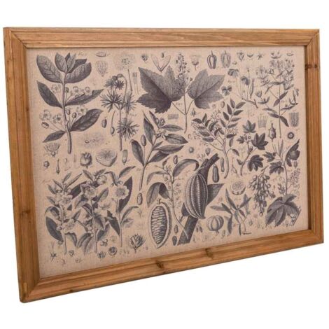 Cuadro de madera y tela impresa 40x60x1,8