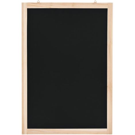 Cuadro de pared de madera de cedro 40 x 60 cm negro 020045533