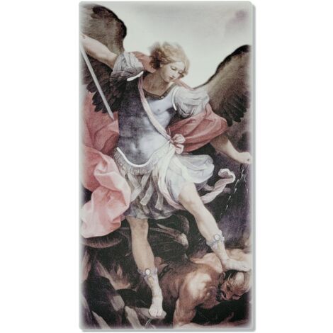 Cuadro de un Ángel pintado sobre madera  Tamaño: 9x18 cm  SKU: ESF189581