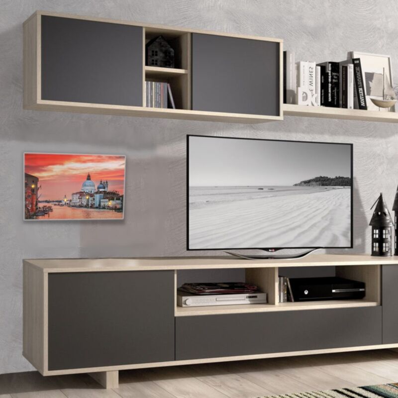 

Cuadro con 4 Led basílica de San Marcos Venecia 60 x 40, 2 pilas AA - Jandei