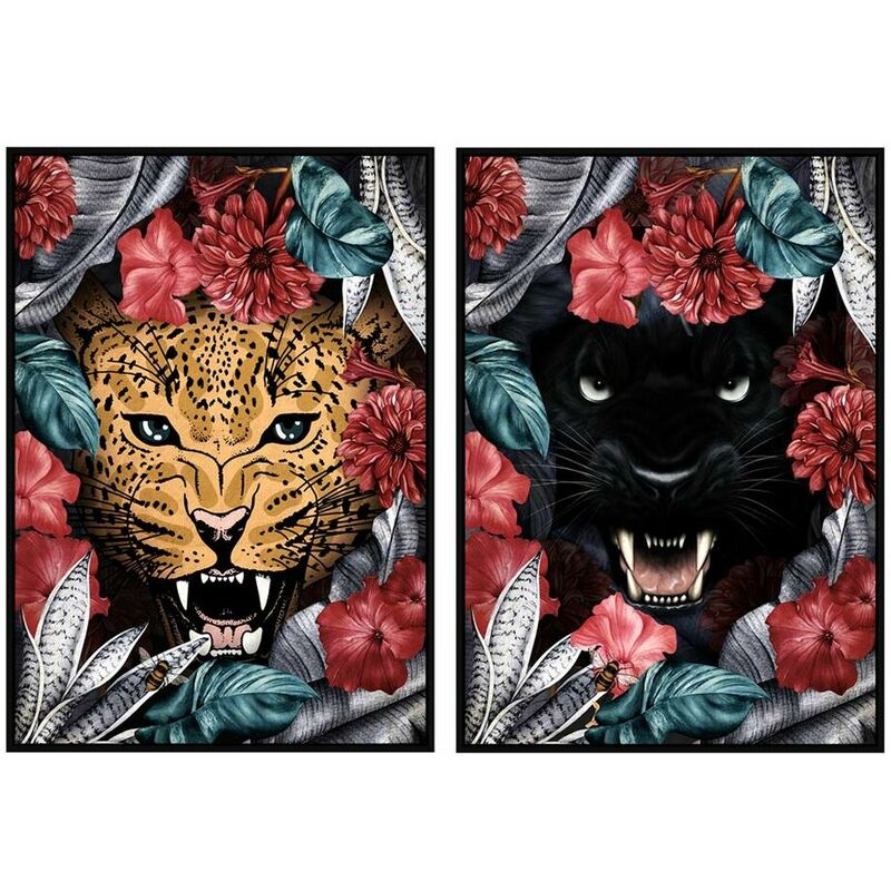 

Cuadro DKD Home Decor (2 pcs) (53 x 4.3 x 73 cm)