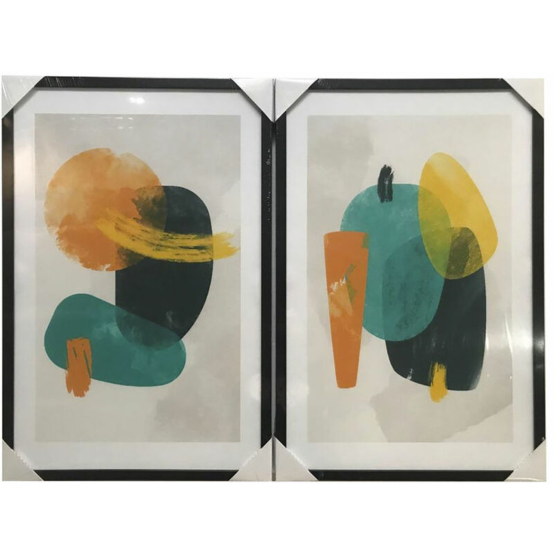 

Cuadro DKD Home Decor Abstracto (2 pcs) (40 x 3 x 60 cm)