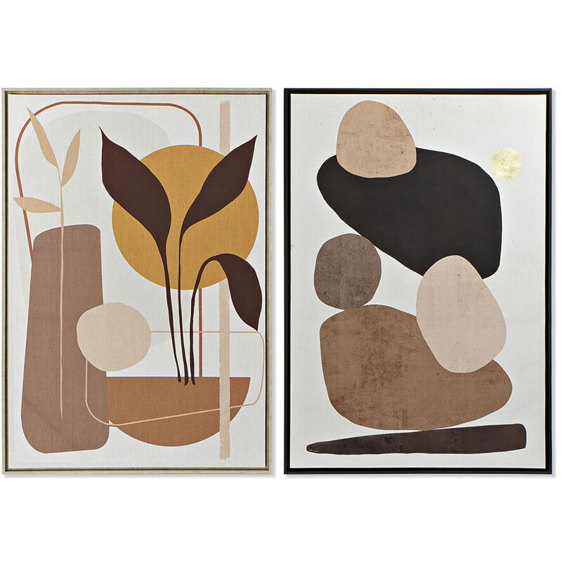 

Cuadro dkd home decor abstracto (2 pcs) (84 x 4.5 x 124 cm) - Rogal